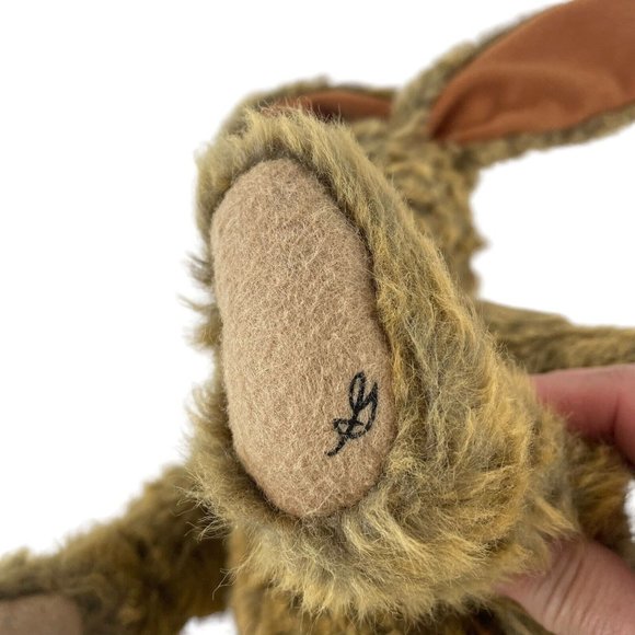 Ganz Cottage Collectibles Rafferty Rabbit 14" Plush Brown Jointed Bunny 1995 Vtg - Picture 5 of 6